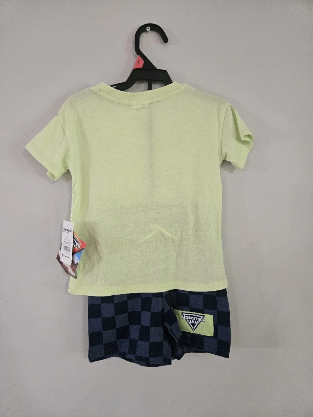 Monster Jam Grave Digger Megalodon Boys 2-Piece Outfit Set Size 2T NWT